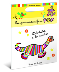 LES POSTERS EDUCATIFS DE POP L'ALPHABET ET LES CHIFFRES