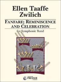 FANFARE- REMINISCENCE AND CELEBRATION CONCERT BAND/HARMONIE/FANFARE-PARTITION+PARTIES SEPAREES