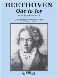 ODE TO JOY VIOLON-LIVRE +PARTITION