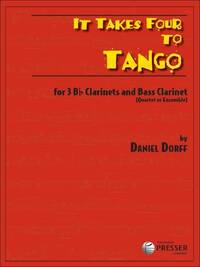 IT TAKES FOUR TO TANGO-CLAR4 CLARINETTE-PARTITION+PARTIES SEPAREES