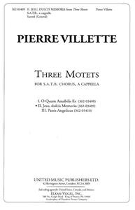THREE MOTETS 2. JESU, DULCIS MEMORIA CHANT
