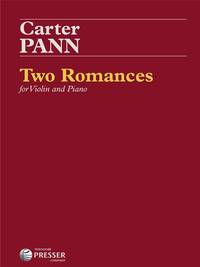 TWO ROMANCES VIOLON-LIVRE +PARTITION