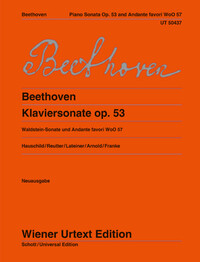 KLAVIERSONATE (WALDSTEIN-SONATE) UND ANDANTE FAVORI - NACH DEN QUELLEN HRSG. VON PETER HAUSCHILD UND