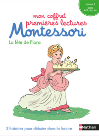 MON COFFRET PREMIERES LECTURES MONTESSORI : LA FETE DE FLORA - NIVEAU 2 - VOL07