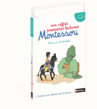 MON COFFRET PREMIERES LECTURES MONTESSORI : TOM A VU UN TAUREAU NIVEAU 4