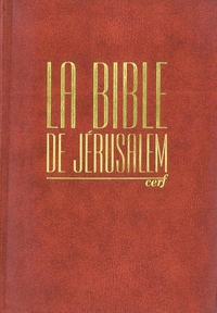 BIBLE JERUSALEM - EDITION COMPACTE, MARRON, SOUPLE AVEC INTRODUCTIONS, NOTES, REFERENCES, TABLEAUX,