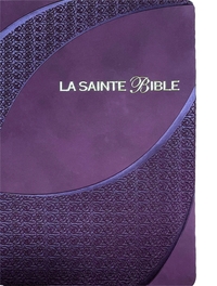 SAINTE BIBLE 1910 - PAROLES DE JESUS EN ROUGE, BRUN