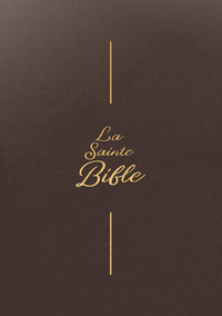 La Sainte Bible Segond 1910 - Brun, vinyle, souple, gros caractères