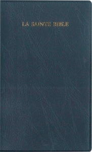 La Sainte Bible Segond 1910 -  Bleu marine, vinyle, onglets, rigide, format compact