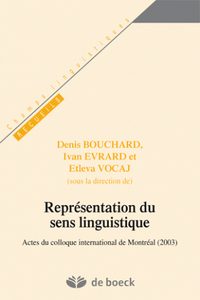 Représentation du sens linguistique