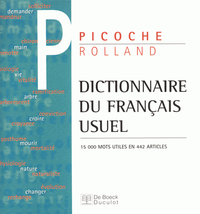 DICTIONNAIRE. DU FRANCAIS USUEL + CD