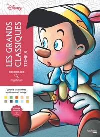Coloriages mystères Disney - Les Grands classiques Tome 8