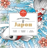 LES PETITS CARRES D'ART-THERAPIE JAPON NOUVELLE EDITION - 100 COLORIAGES