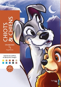 COLORIAGES MYSTERES DISNEY - CHIOTS ET CHIENS - COLORIEZ LES CHIFFRES ET DECOUVREZ LES IMAGES !