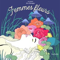 LES GRANDS CARRES D'ART-THERAPIE FEMMES FLEURS