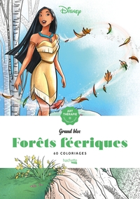 LES GRANDS BLOCS DISNEY FORETS FEERIQUES - 60 COLORIAGES