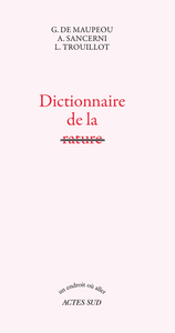 Dictionnaire de la rature