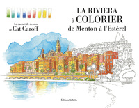 La Riviera à colorier de Menton à l'Estérel