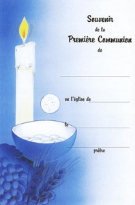 SOUVENIR DE PREMIERE COMMUNION LOT10EX