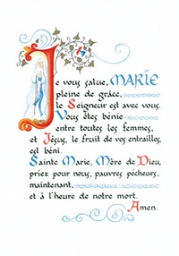 PACK JE VOUS SALUE MARIE AN004 20EX