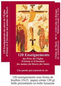 120 Enseignements des pères de l’Eglise  d’Orient et d’Occident