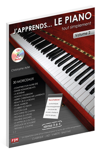 J'APPRENDS LE PIANO TOUT SIMPLEMENT VOL 2 + CD