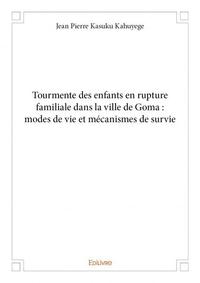 Tourmente des enfants en rupture familiale dans la ville de goma : modes de vie et mécanismes de survie
