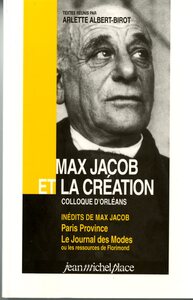 MAX JACOB ET LA CREATION