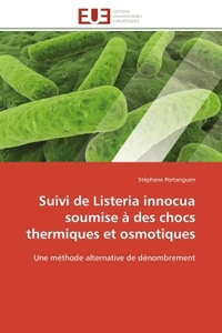 Suivi de listeria innocua soumise à des chocs thermiques et osmotiques