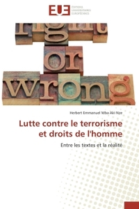 Lutte contre le terrorisme et droits de l'homme