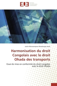 Harmonisation du droit congolais avec le droit ohada des transports