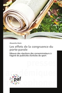LES EFFETS DE LA CONGRUENCE DU PORTE-PAROLE