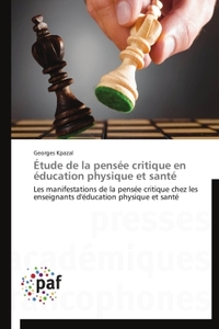 ETUDE DE LA PENSEE CRITIQUE EN EDUCATION PHYSIQUE ET SANTE