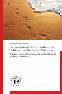 LE CONTROLE ET LE CONTENTIEUX DE L OBLIGATION FISCALE EN POLOGNE