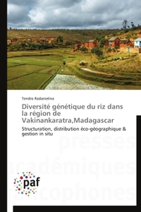 DIVERSITE GENETIQUE DU RIZ DANS LA REGION DE VAKINANKARATRA,MADAGASCAR