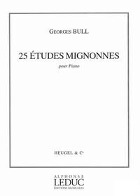 BULL 25 ETUDES MIGNONNES OP 90 VOLUME 1 PIANO BOOK PIANO
