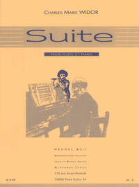 CHARLES-MARIE WIDOR - SUITE POUR FLUTE ET PIANO, OP. 34
