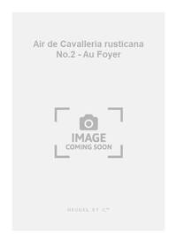 PIETRO MASCAGNI: AIR DE 'CAVALLERIA RUSTICANA' NO.2: CHANSON D'ALFIO (BAR) (VOICE & PIANO)