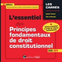 L'ESSENTIEL DES PRINCIPES FONDAMENTAUX DE DROIT CONSTITUTIONNEL - 6EME EDITION