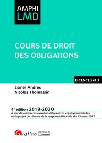 COURS DE DROIT DES OBLIGATIONS