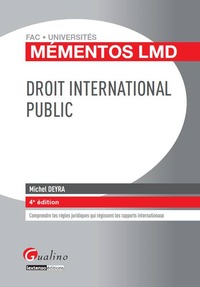 DROIT INTERNATIONAL PUBLIC - 4ÈME ÉDITION