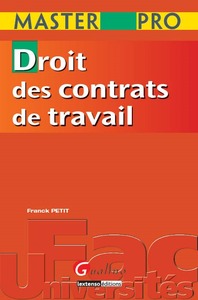 MASTER PRO - DROIT DES CONTRATS DE TRAVAIL