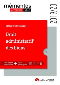 DROIT ADMINISTRATIF DES BIENS