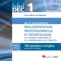 CARRÉS EXOS DEC 1 - RÉGLEMENTATION PROFESSIONNELLE ET DÉONTOLOGIE DE L'EXPERT-CO