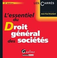 l'essentiel du droit général des sociétés - 2ème édition