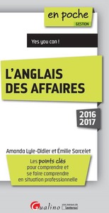 L'ANGLAIS DES AFFAIRES 2016-2017 - 6ÈME ÉDITION