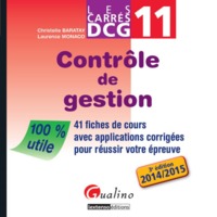 CARRÉS DCG 11 - CONTRÔLE DE GESTION - 4ÈME ÉDITION