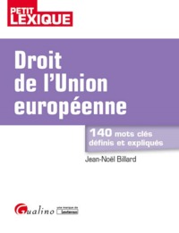 DROIT DE L'UNION EUROPÉENNE 2EME EDITION