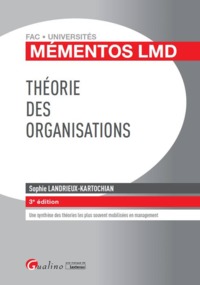 THÉORIE DES ORGANISATIONS - 3ÈME ÉDITION