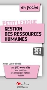 petit lexique - gestion des ressources humaines 2015-2016